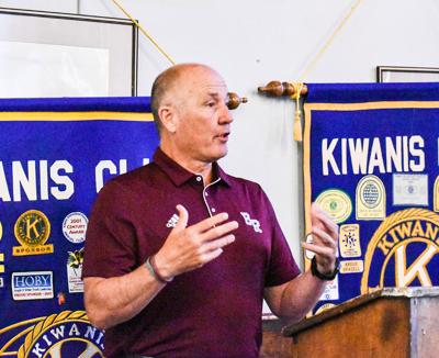 Grider discusses upcoming season with Kiwanis
