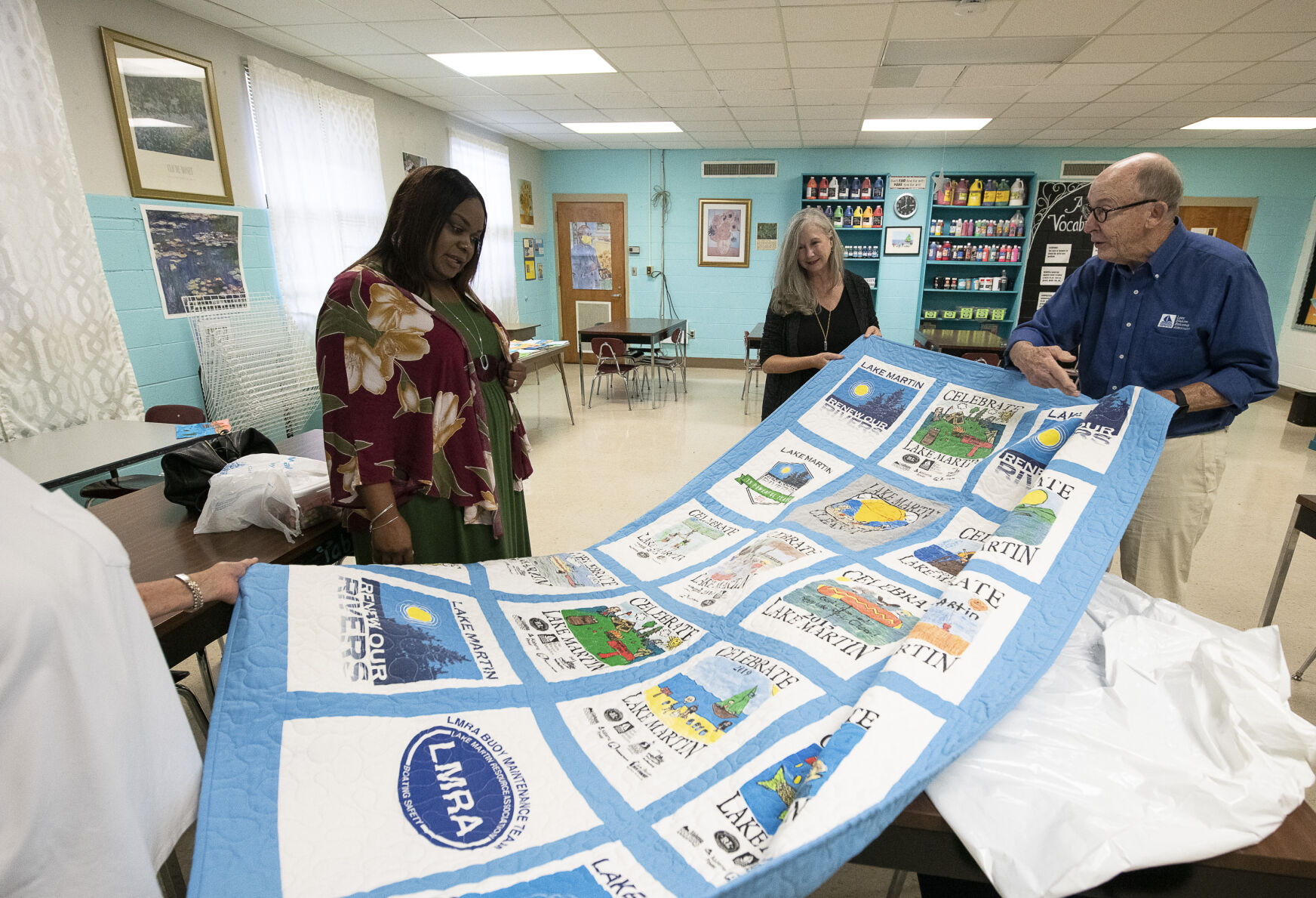 PHOTOS: Annual Lake Martin Resource Association T shirt artwork with Stephens Elementary School