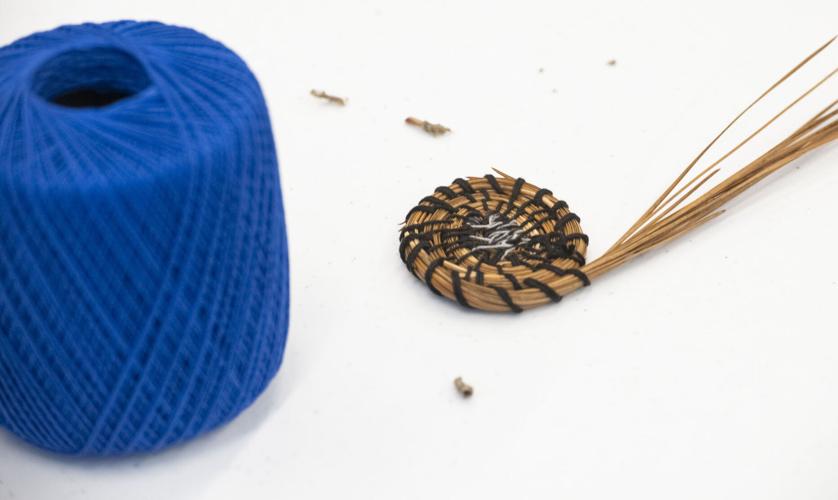 PHOTOS: Learning to weave pine straw baskets