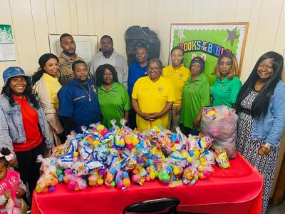 Local OES chapter prepares Easter treats for the community