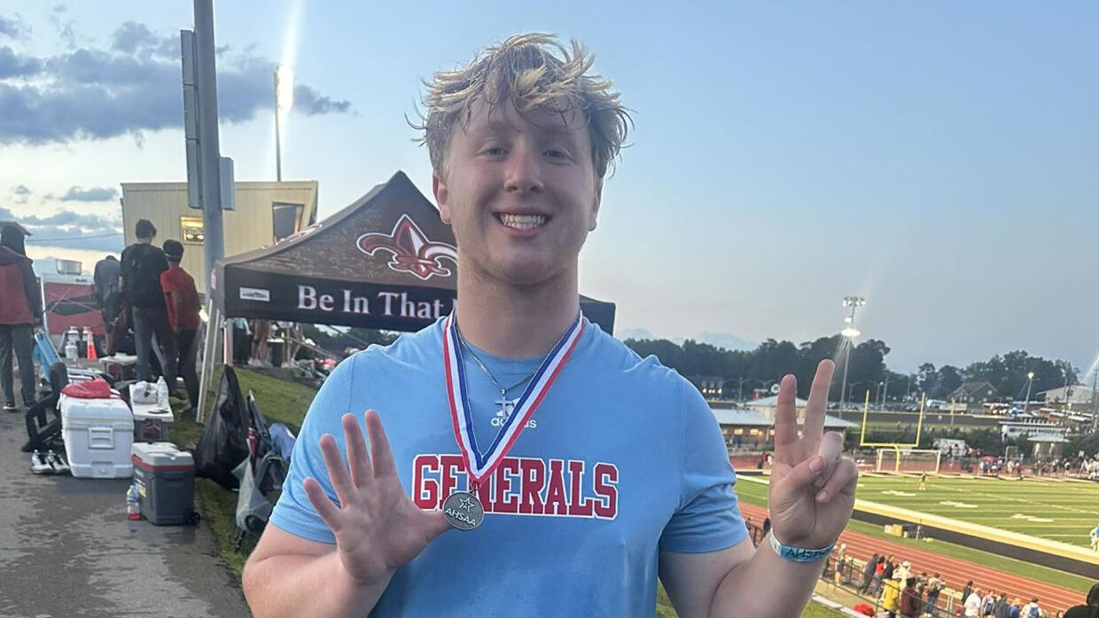 Tossing his way to the top: HBS Elijah Smith building a path to college through track