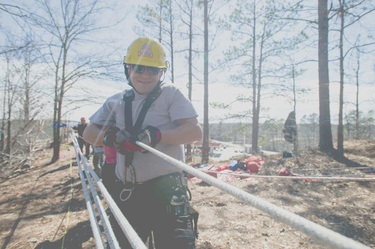 Firefighters conduct High Angle Rope Rescue training at Patriot’s Point