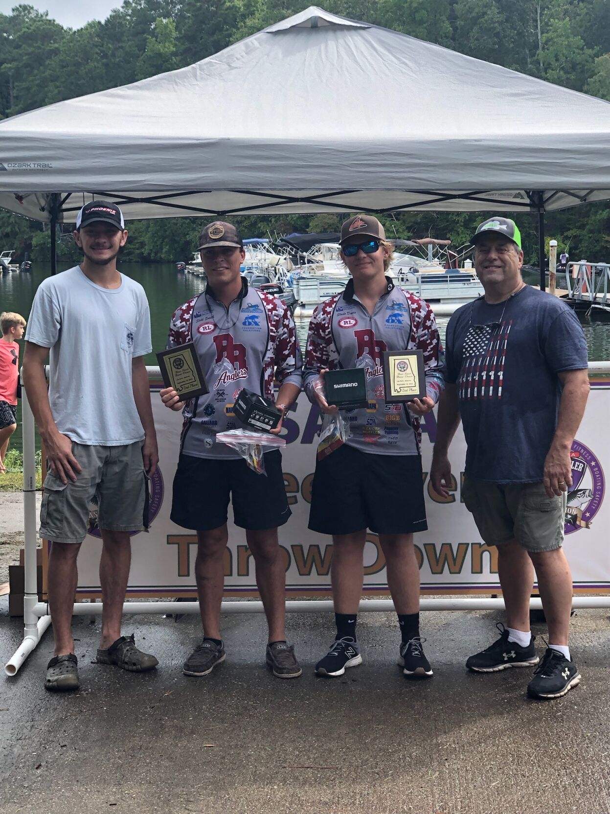 BRHS fishing. Slade Davis and Stihl Smith