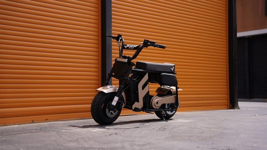 FRP M3 electric mini bike, available for pre-order at frpmoto.com