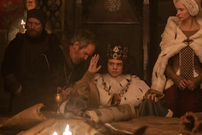 Woody Norman as King Richard II in 'The Uprising,' which tells the story of the 1381 Peasants' Revolt, a major uprising across England that was triggered by high taxes and economic exploitation.