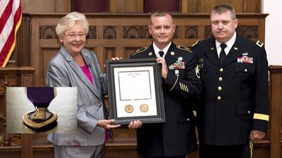 McCook awarded Purple Heart
