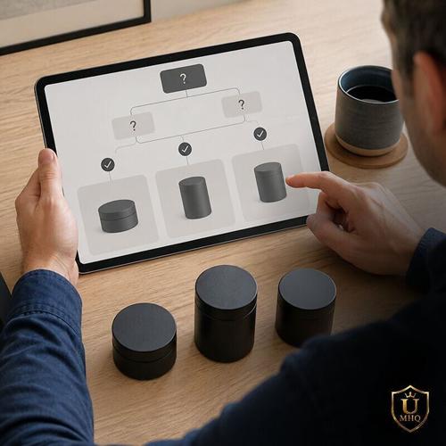 UMHQ's product-match experience organizes user preferences and product information to support a more informed review of available categories and options.