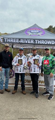 Davis Barnett and Jackson Fuller fishing