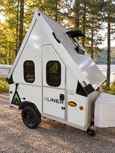 Small footprint. Big invitation. The all-new 2027 Aliner Alite is ready to open the door to your next adventure. Garageable and full height interior when opened.