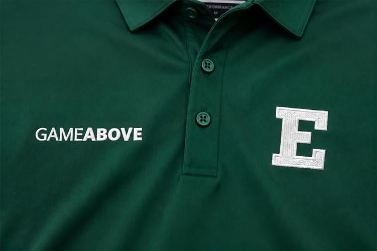 Eastern Michigan University Golf adds the GameAbove brand to its team apparel.