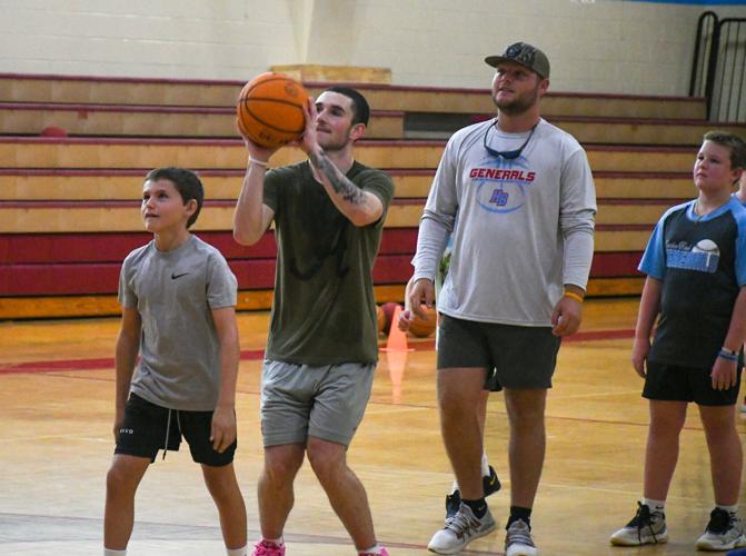 PHOTOS: Klark James hosts basketball camp in New Site