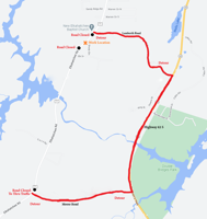 Elkahatchee Road Detour