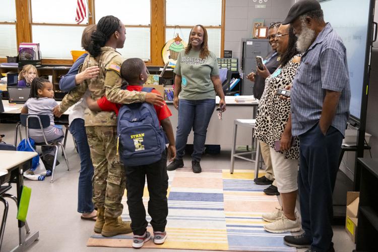 PHOTOS: Wetumpka Elementary student surprised by Veteran sister
