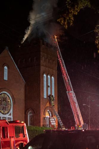 PHOTOS: Fire at First United Methodist Church