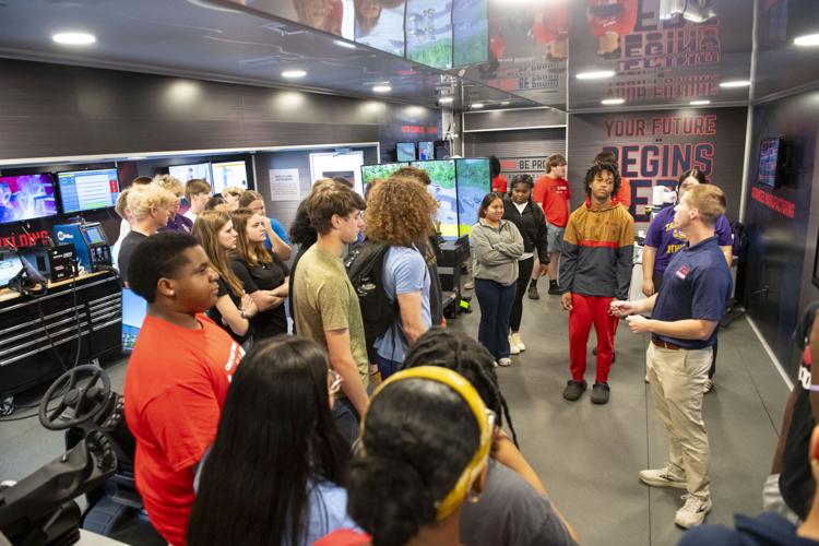 PHOTOS: Be Pro Be Proud trailer visits Tallassee High School