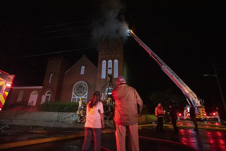 PHOTOS: Fire at First United Methodist Church
