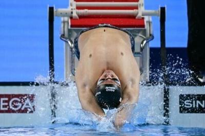 Russian swimmer Kliment Kolesnikov won gold in the 50m backstroke as a neutral athlete at the 2025 World Aquatics Championships in Singapore