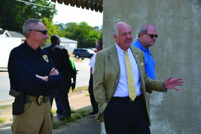 Boswell tours Tallassee's dilapidated structures