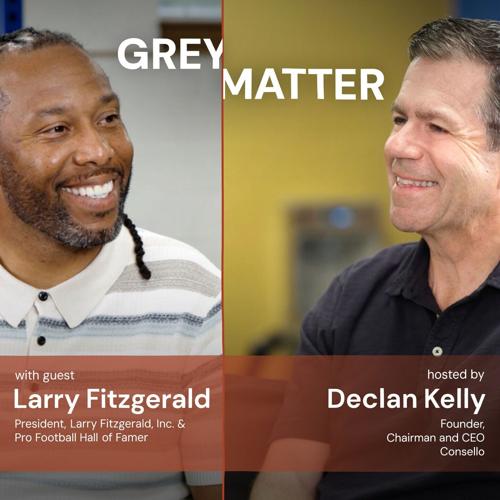 Newest Pro Football Hall of Fame Member, Larry Fitzgerald, joins Declan Kelly on Grey Matter.