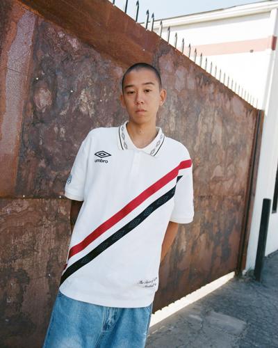 Umbro x Steven Mena x WSS, an exclusive collection blending football heritage and LA style, available only at WSS