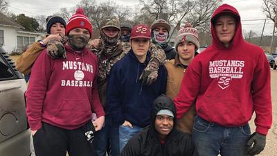 Student-athletes give back after disaster