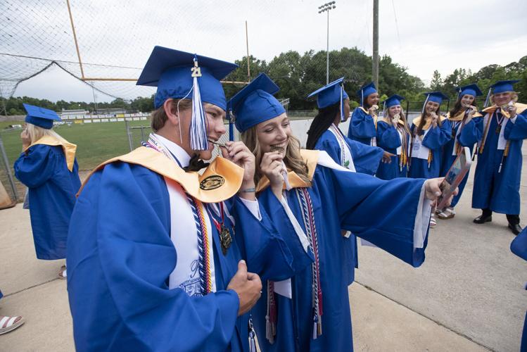 PHOTOS: Rain doesn't stop Reeltown Class of 2021 from graduating