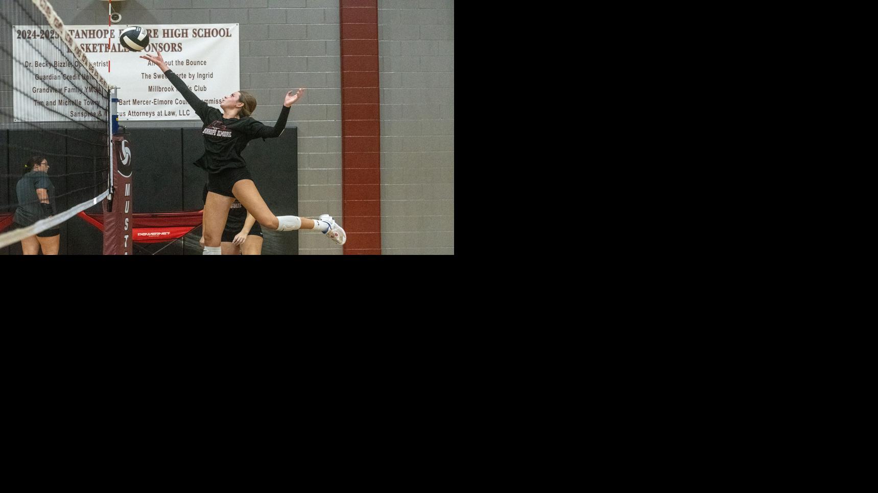 Stanhope Elmore is geared up for volleyball