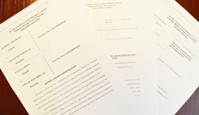 City objects to judge’s report, Dixon-Crenshaw attorney responds