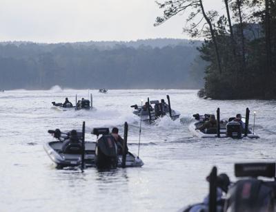 Things are looking good for Saturday fishing on Lake Martin in the Alabama Bass Trail