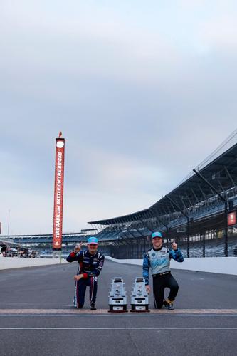Nick Boulle and Christian Rasmussen finished number one at the Indianapolis Motor Speedway