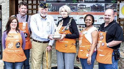 Home Depot honored for its efforts to help area veterans