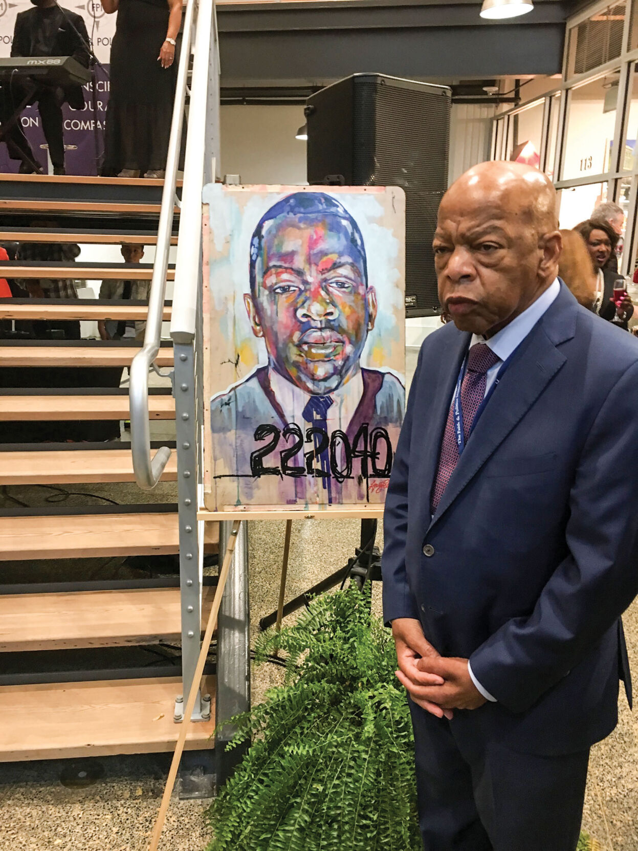 John Lewis purchased portrait painted by Alexander City native
