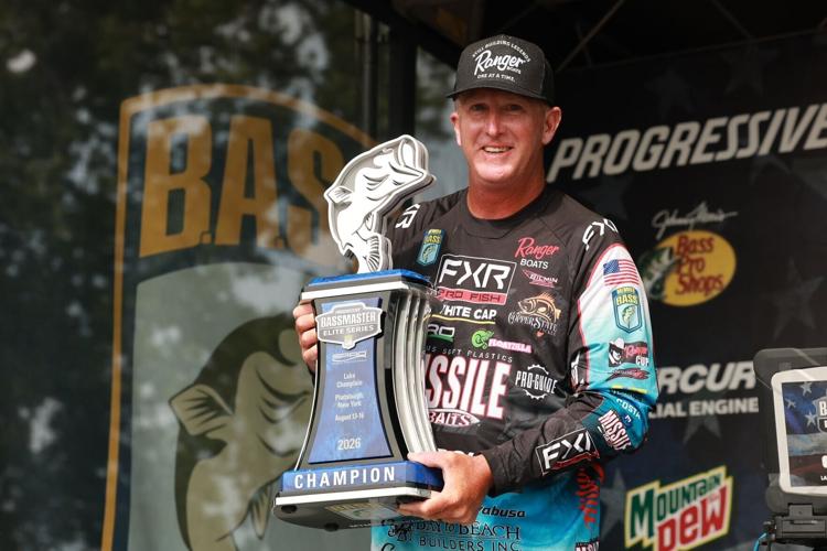 Maryland pro Bryan Schmitt has won the 2026 SPRO Bassmaster Elite at Lake Champlain with a four-day total of 81 pounds, 7 ounces.