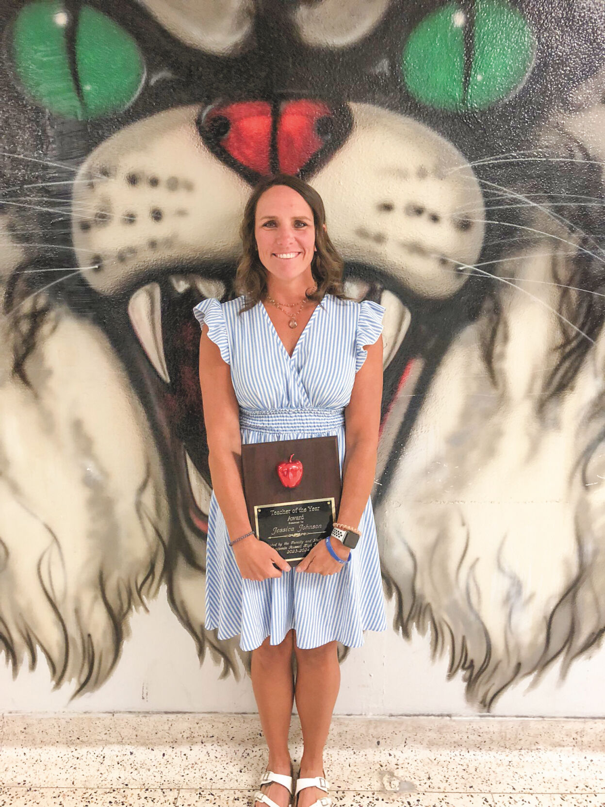 Jessica Johnson wins BRHS’ Teacher of the Year award
