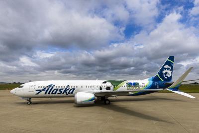 Alaska's latest custom aircraft decal honoring SeattleFWC26