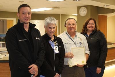 Hospital staff honored with dedication
