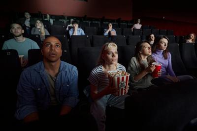 Scary movies use visual tricks to build unease and frighten the audience.