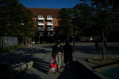 The residents of Mjolnerparken, shown here in 2023, filed their lawsuit in 2020