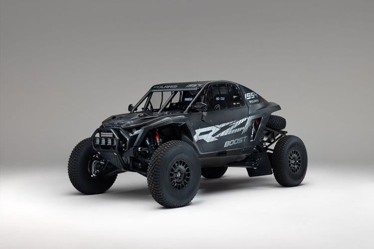 Delivering up to 400 horsepower, the RZR Pro R Factory Boost is designed and developed by Polaris engineers and built in Roseau, Minnesota, bringing a bigger, stronger and even more capable package to off-road desert racing.