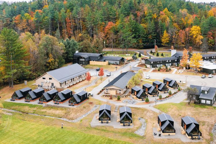 A-Frame Park Models from Zook Cabins at Outbound Hotels