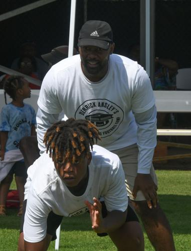 PHOTOS: Derrick Ansley hosts football camp at Tallassee
