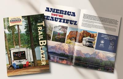 Thousand Trails’ TrailBlazer magazine has been honored with a 2026 GDUSA American Inhouse Design Award, recognizing the magazine’s excellence in publication design. The award-winning edition, themed "Find Your Trail America | Celebrating 250 Years," pay...