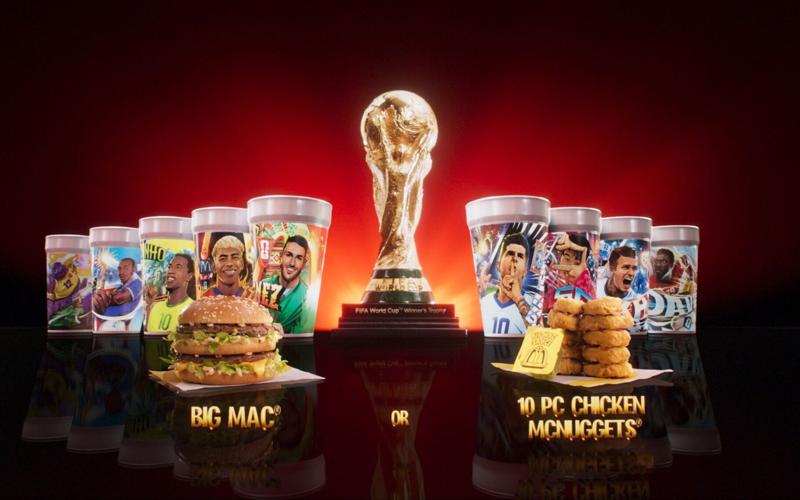 With the new meal, fans can score one of nine collectible cups featuring global soccer stars.