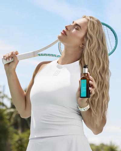 Aryna Sabalenka for Moroccanoil