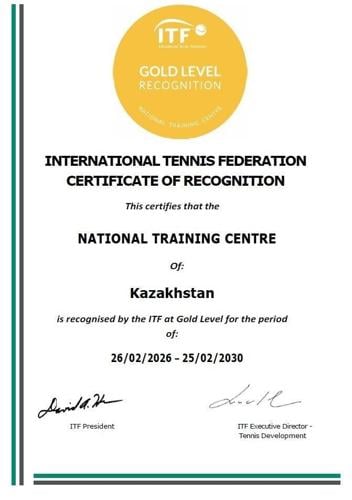 Photo Credit: Kazakhstan Tennis Federation