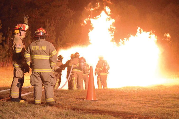 Local VFD’s fight propane tank blaze in combined practice session