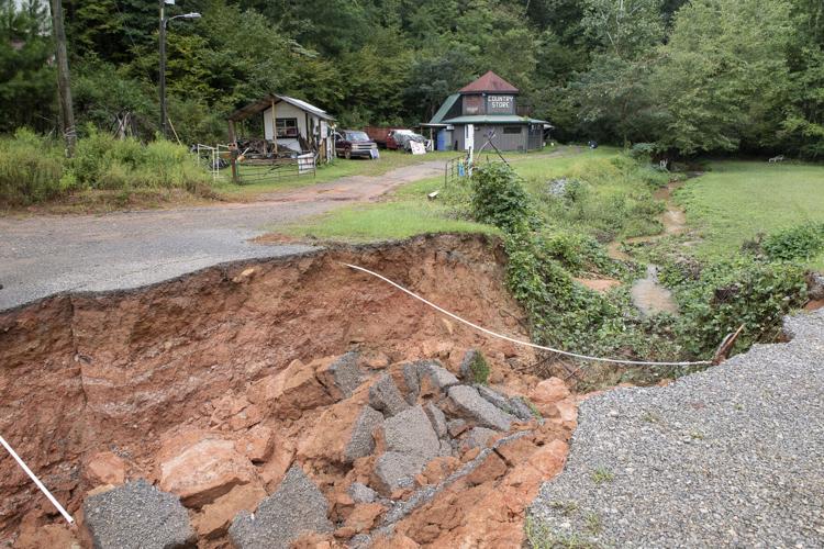 PHOTOS: Amber Hill Road washout