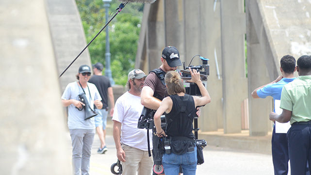 PHOTOS: "Son of the South" filming at Bibb Graves Bridge