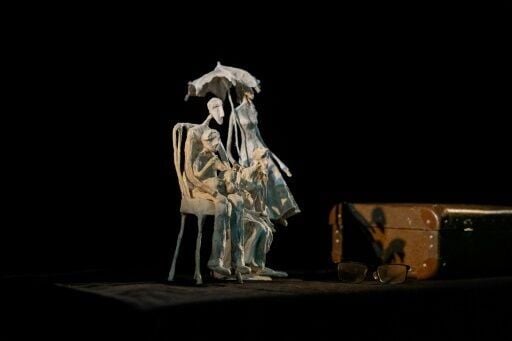 The theatrical performance, called Wings, is dedicated to killed Ukrainian soldiers