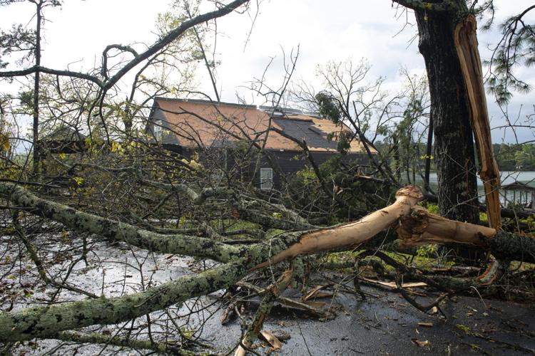 PHOTOS: Storm damage at Castaway Island on Lake Martin